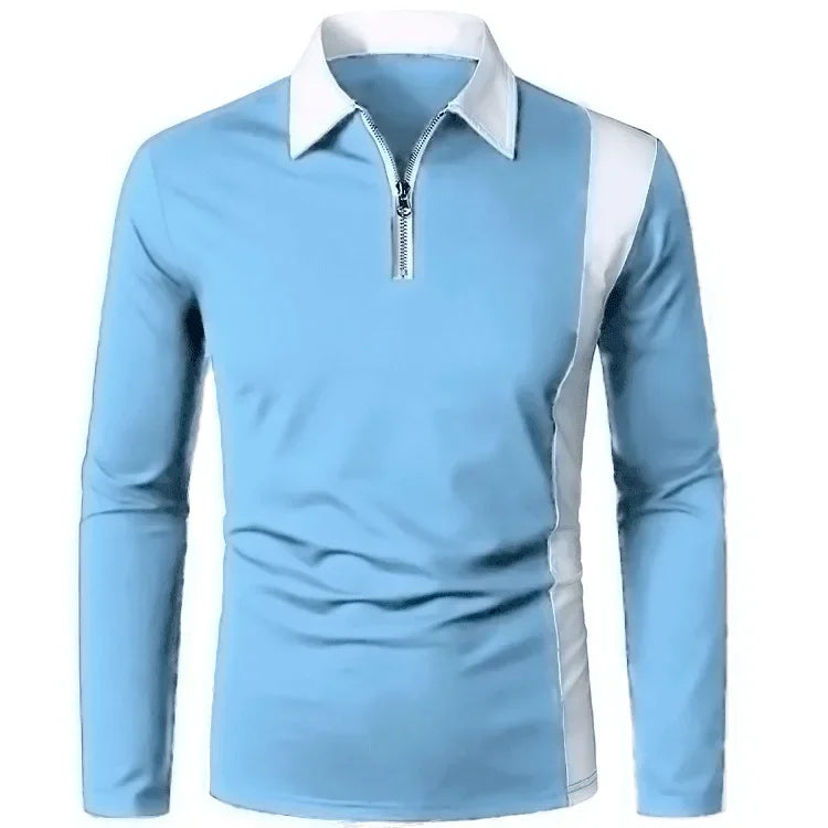 Men's Long Sleeve Polo Shirt Padrony Verno